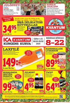 Förhandsgranska reklamblad Kungens Kurva från butik ICA Kvantum gäller från 15/12/2025