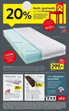 Vorschau der Angebote: XXXLutz Matratze gültig ab 22.12.2025