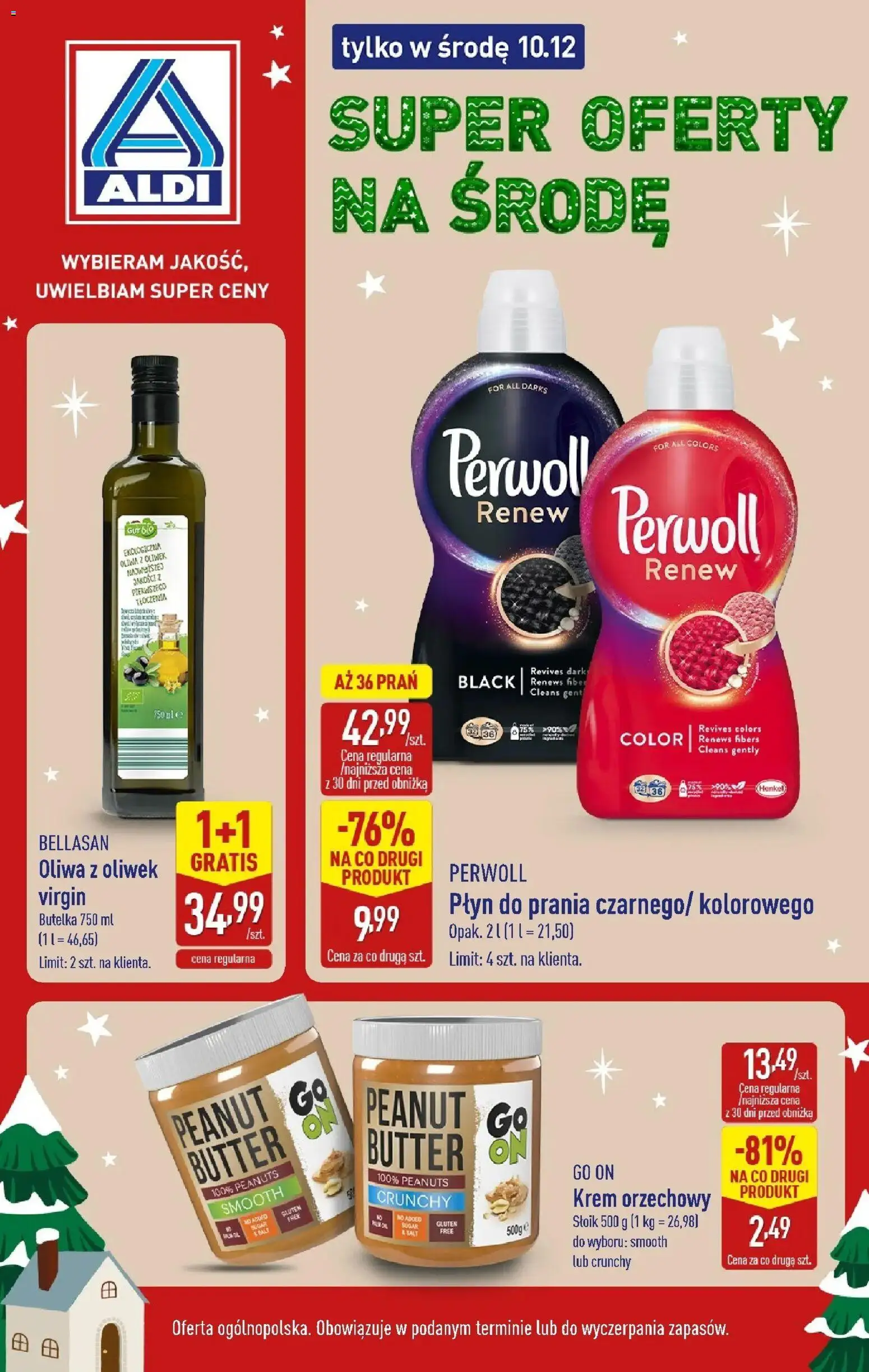 Pogląd gazetki "Super oferty na środę w ALDI" ze sklepu Aldi ważnej od 09.12.2025
