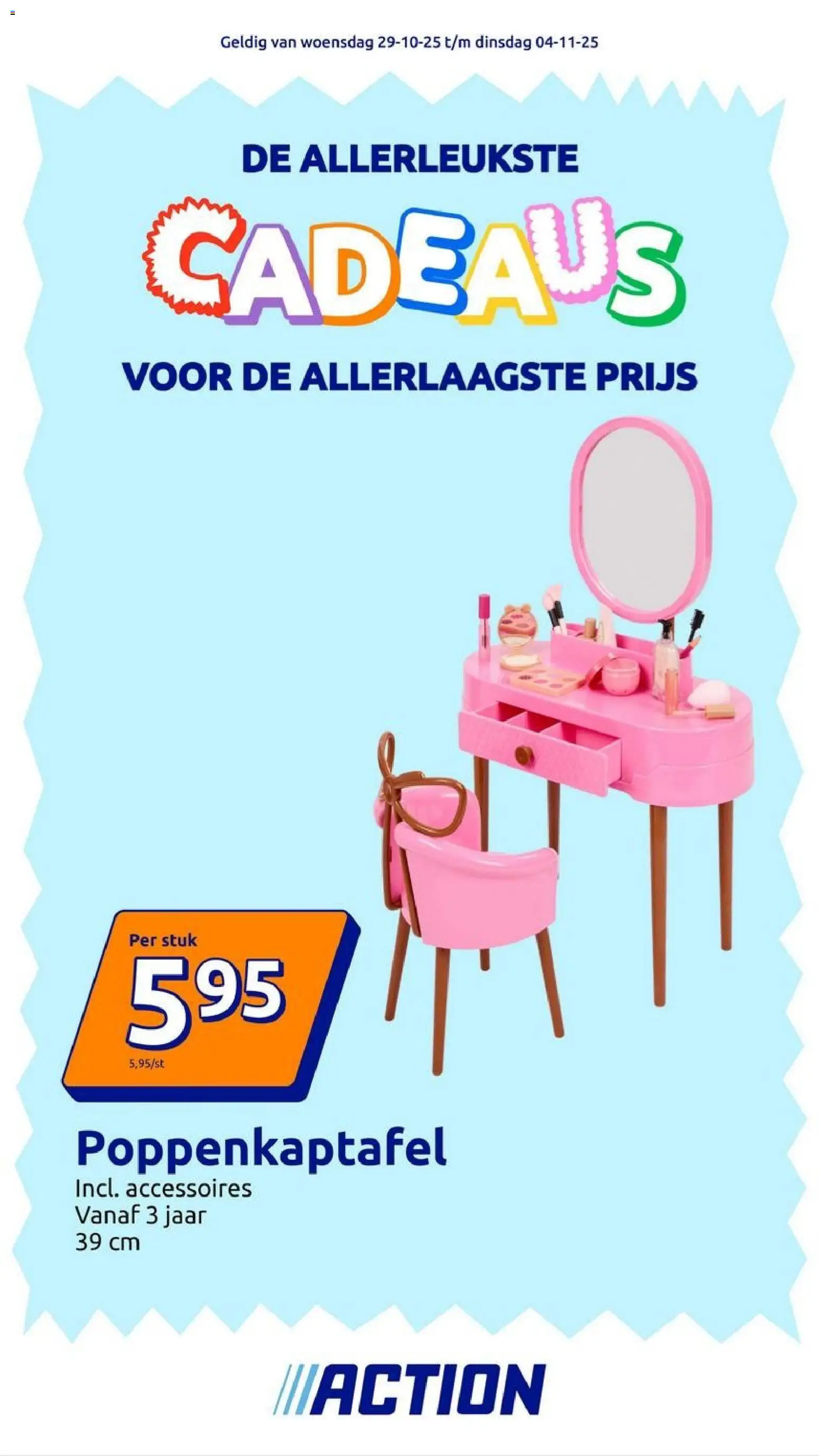 Voorbeeld van Action Presents week 44 van winkel Action geldig vanaf 29/10/2025