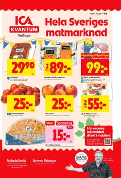 Förhandsgranska reklamblad Vellinge från butik ICA Kvantum gäller från 28/07/2025