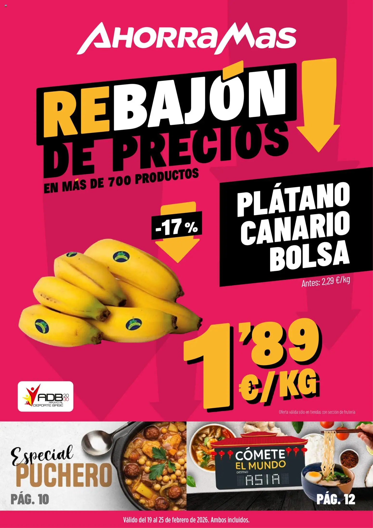 Vista previa del folleto de la tienda AhorraMas válido desde el 19/02/2026 