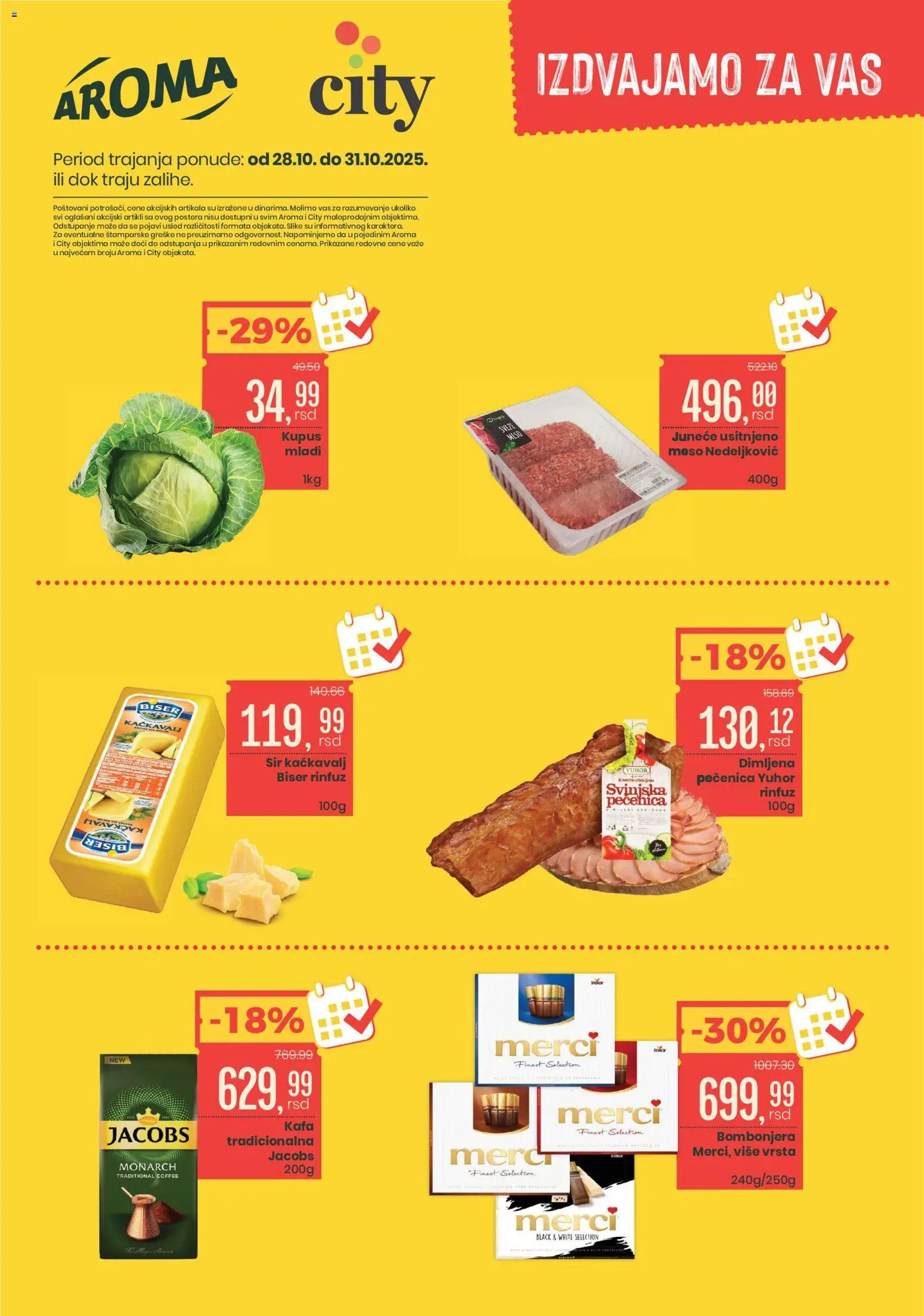 Aroma Market katalog važi od 28.10.2025 - stranica 1