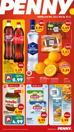 Vorschau von dem Prospekt des Geschäftes Penny, gültig ab dem 16.02.2026