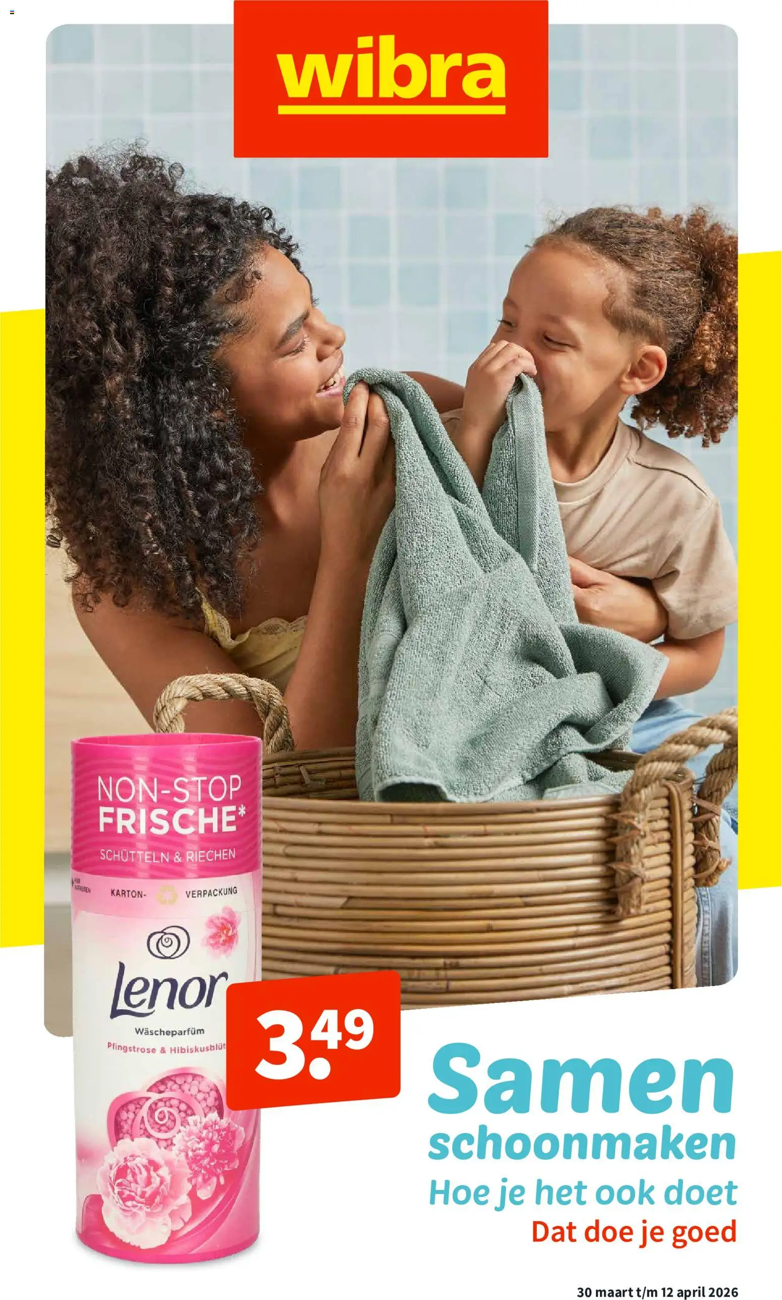 Voorbeeld van Wibra Folder van winkel Wibra geldig vanaf 30/03/2026