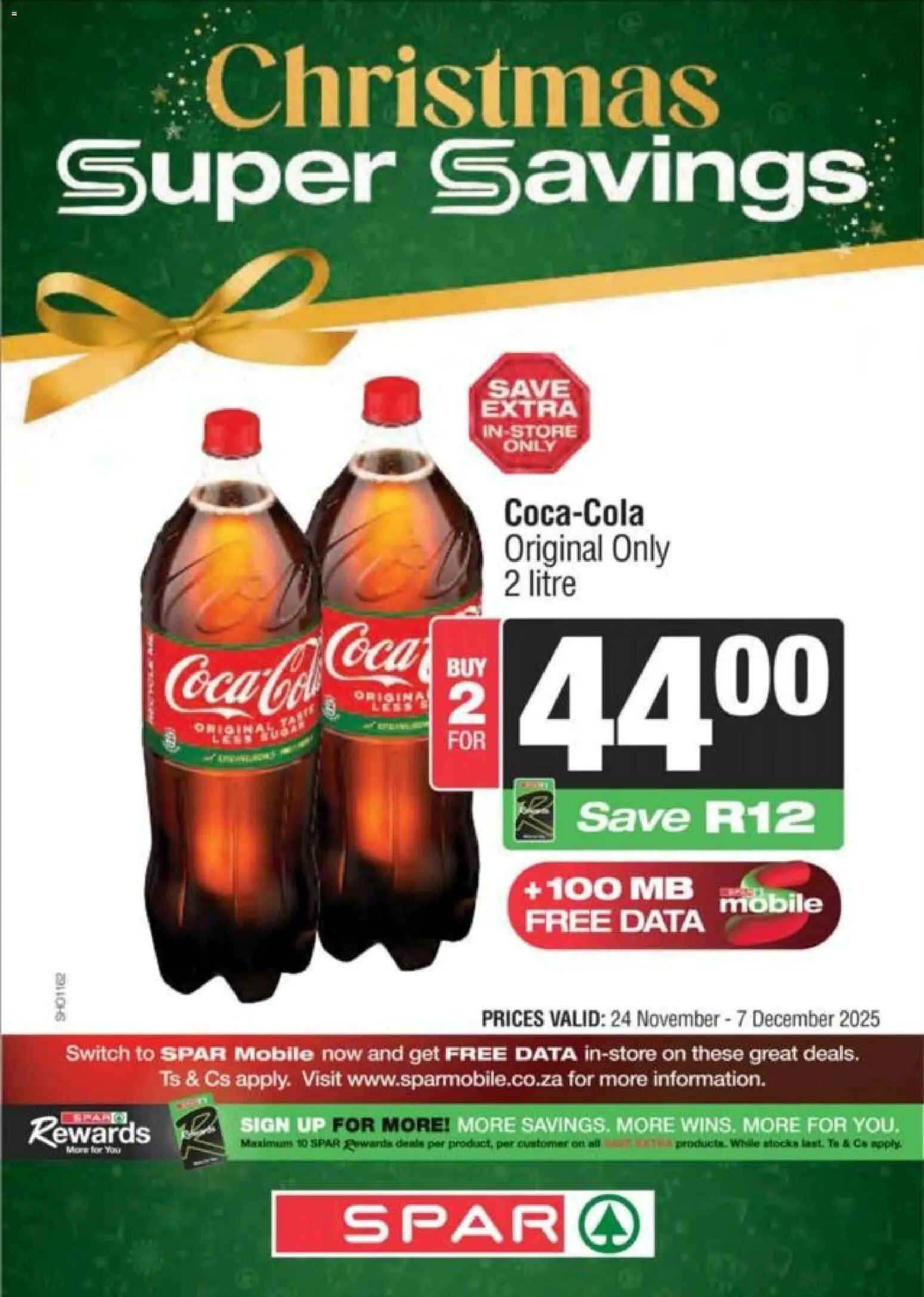 Preview of KWIKSPAR flyer valid from 24/11/2025