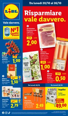 Anteprima dell'opuscolo Attuale volantino dal negozio Lidl valido da 20/10/2025