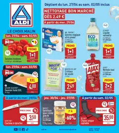 Voorbeeld van Aldi Folder de la semaine 18 van winkel Aldi geldig vanaf 27/04/2026