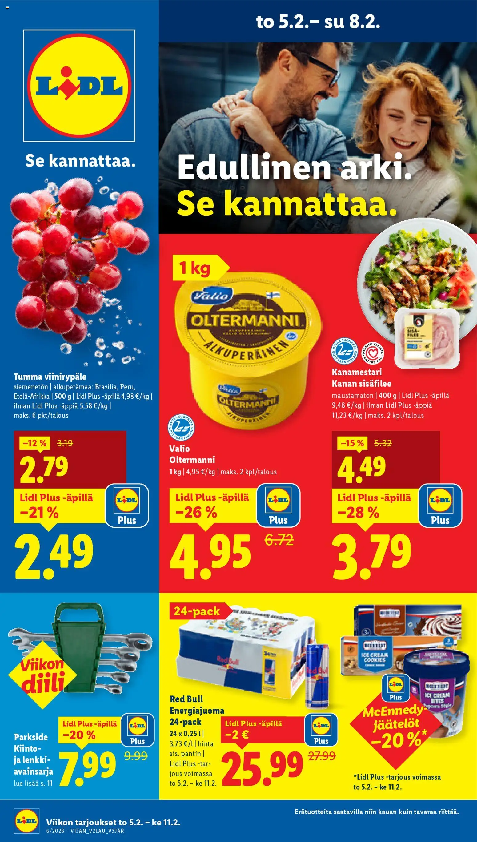 Kaupan Lidl Tarjoukset - Tampere esikatselu, voimassa 05/02/2026