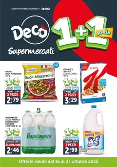 Anteprima dell'opuscolo Volantino Supermercati - Napoli dal negozio Decò valido da 16/10/2025