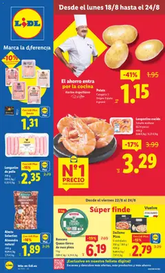 Vista previa del folleto de la tienda Lidl válido desde el 18/08/2025 