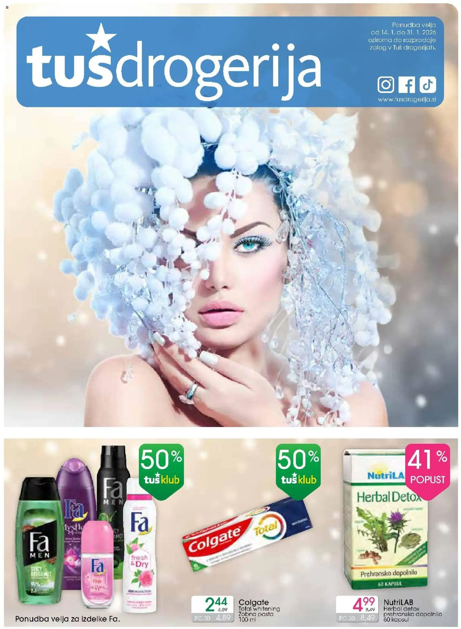 Predogled kataloga iz trgovine Tuš drogerija veljaven od 14.01.2026