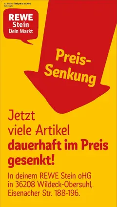 Vorschau von dem Prospekt des Geschäftes Rewe, gültig ab dem 17.11.2025