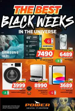 Förhandsgranska reklamblad Black Friday från butik Power gäller från 24/11/2025