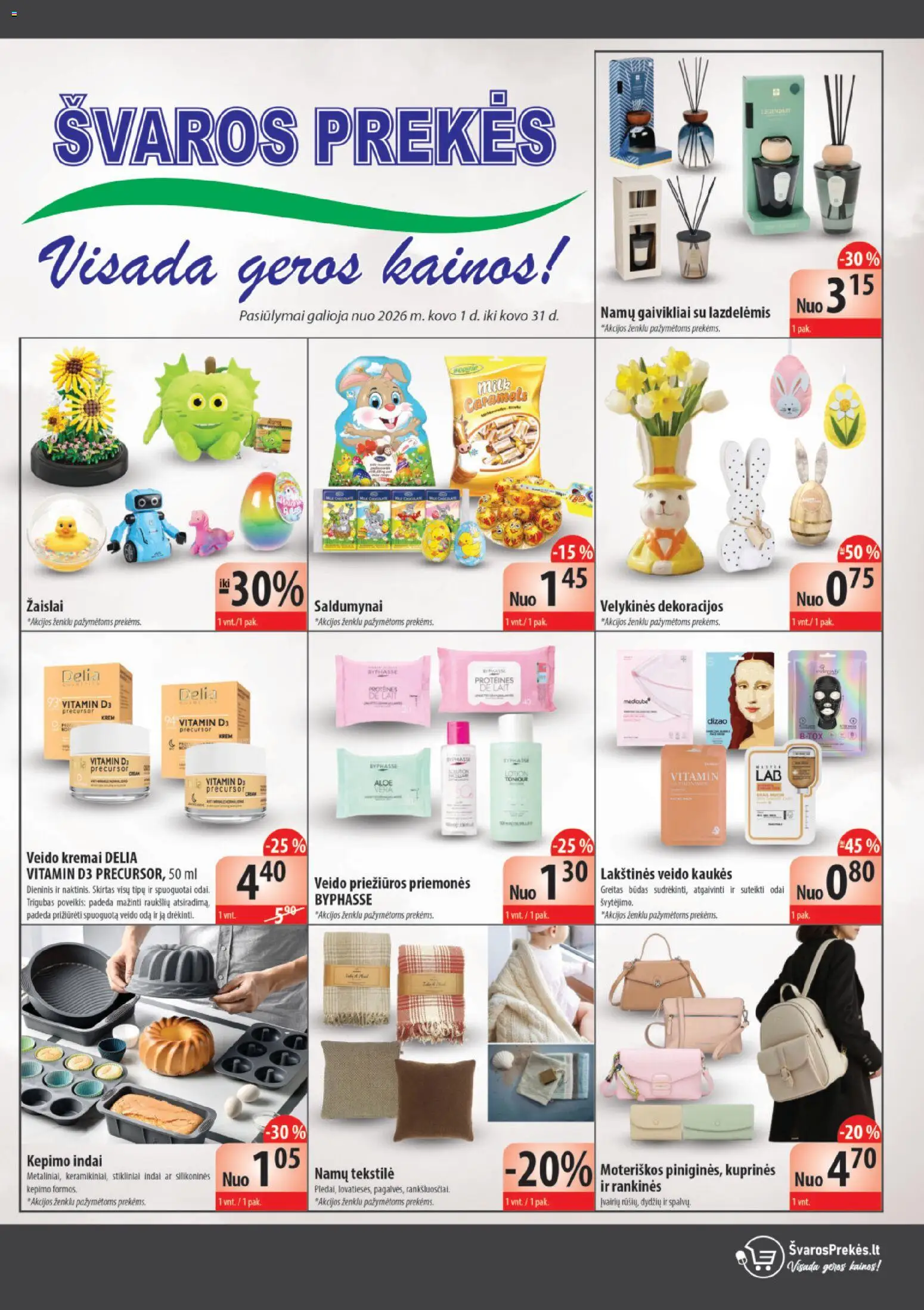 Švaros Prekés parduotuvės leidinio Švaros Prekés leidinys galiojančio nuo 2026.03.01 peržiūra