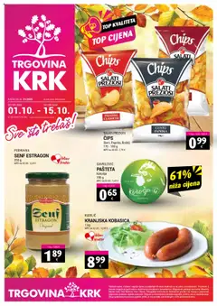 Pregled letka Katalog trgovine Trgovina Krk vrijedi od 01.10.2025
