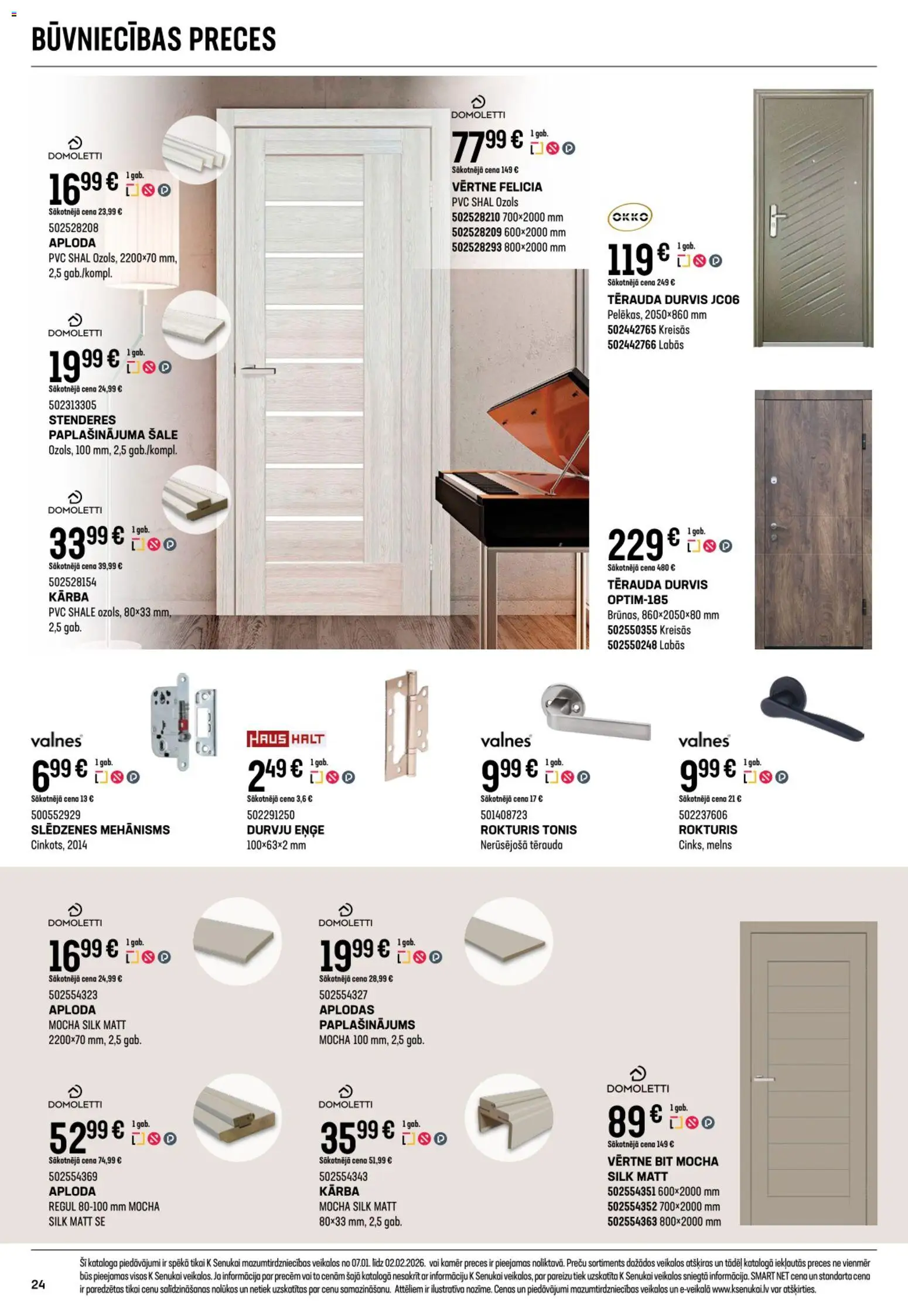 Skatīt K-Senukai akciju bukletu, derīgs no 2026.01.07