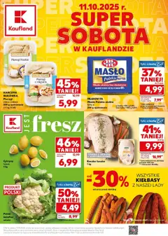 Pogląd gazetki "Super Sobota" ze sklepu Kaufland ważnej od 11.10.2025