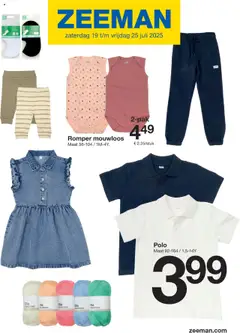 Voorbeeld van Folder van winkel Zeeman geldig vanaf 19-07-2025