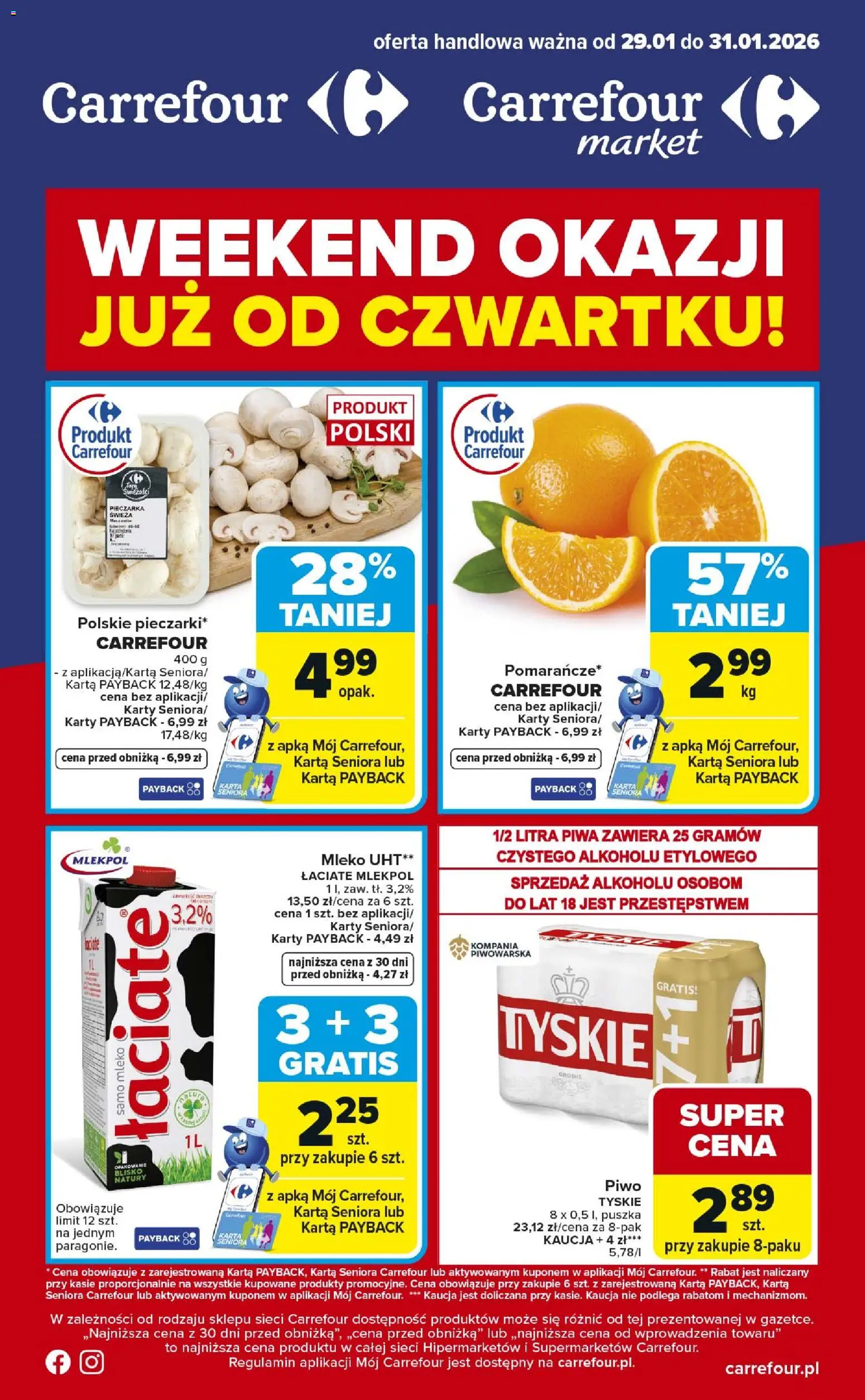 Pogląd gazetki "Weekend okazji" ze sklepu Carrefour ważnej od 29.01.2026