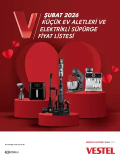 Vestel Küçük Ev Aletleri 03.02.2026 - Broşürünün önizlemesi