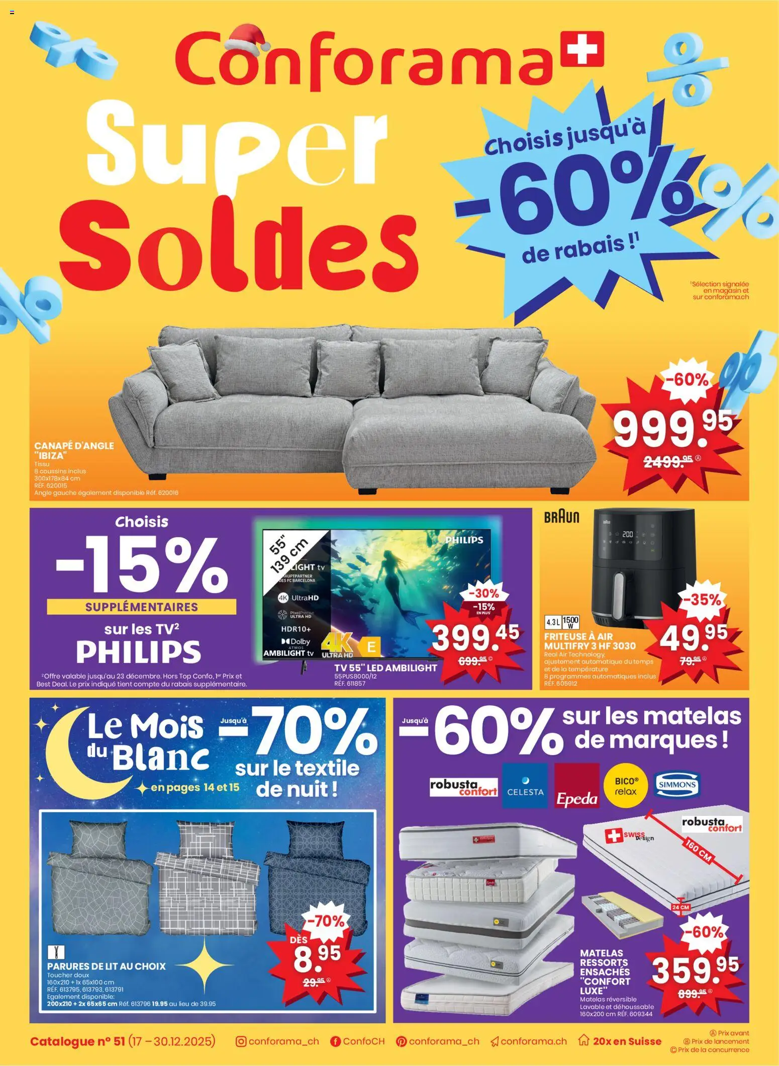 Vorschau des Merkblatts Aktionen Super Soldes vom Shop Conforama gültig von 17.12.2025 bis 30.12.2025