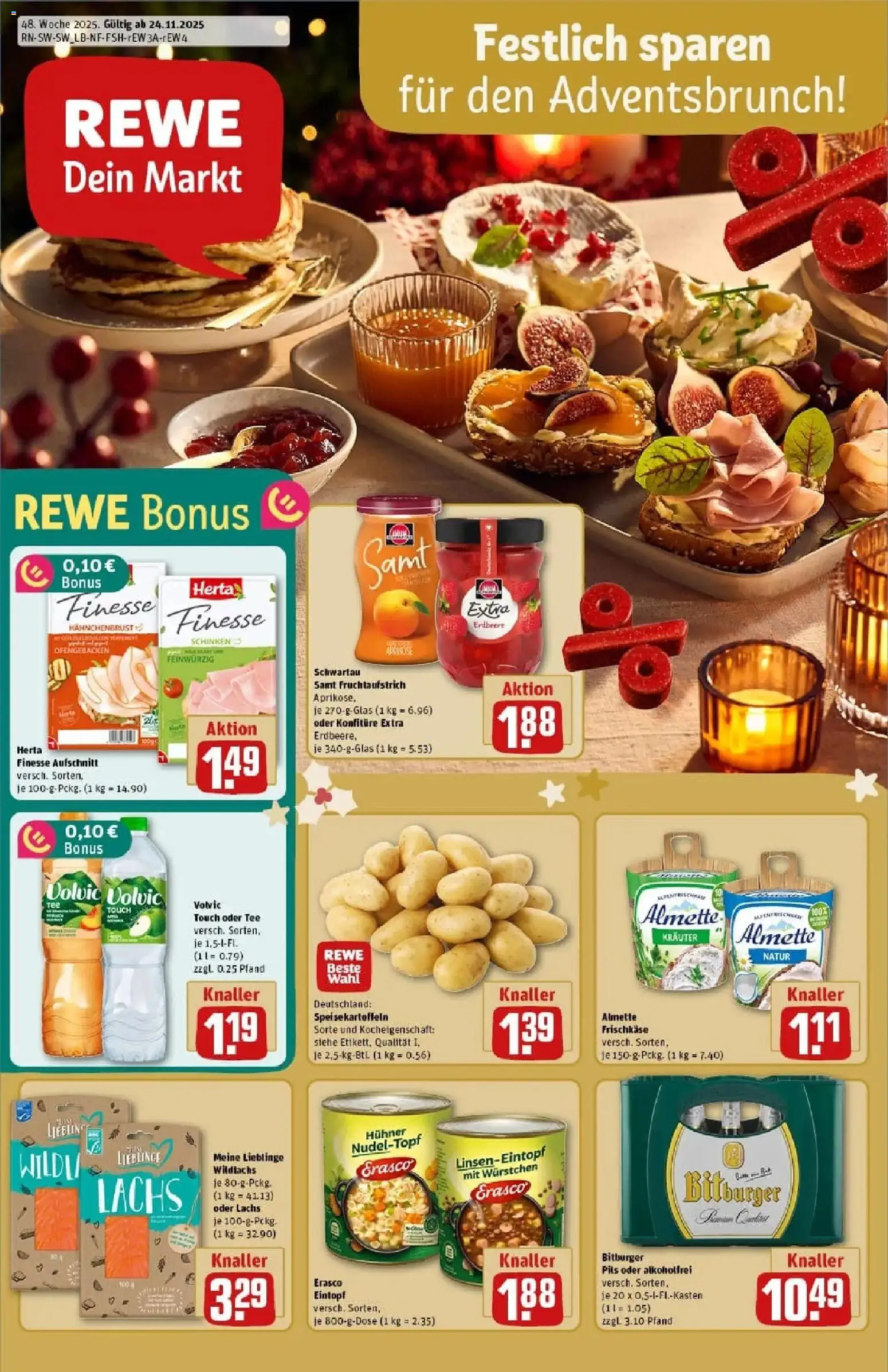 Vorschau von dem Prospekt des Geschäftes Rewe, gültig ab dem 23.11.2025