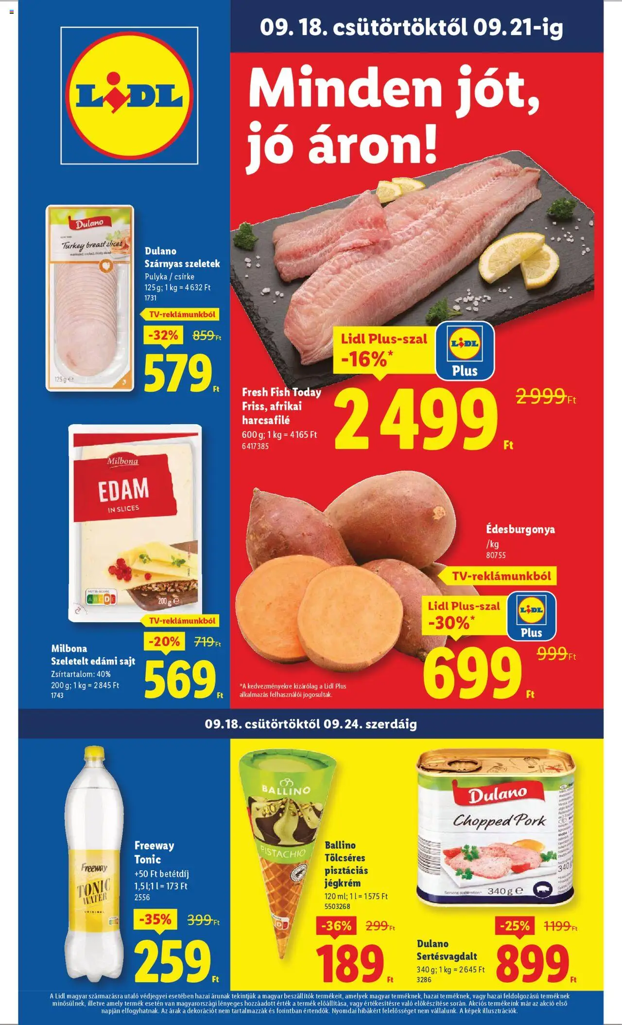 Lidl aktuális szórólap, érvényes 2025.09.18.-től - 1 oldal