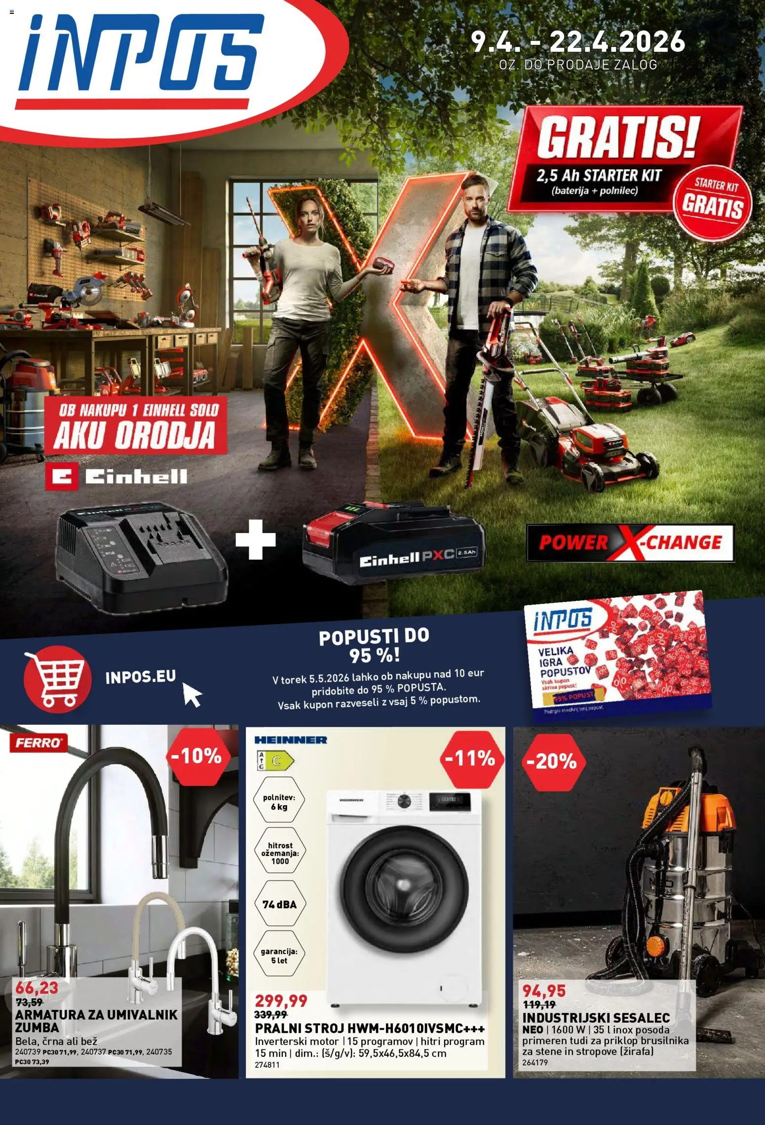 Predogled kataloga iz trgovine Inpos veljaven od 09.04.2026