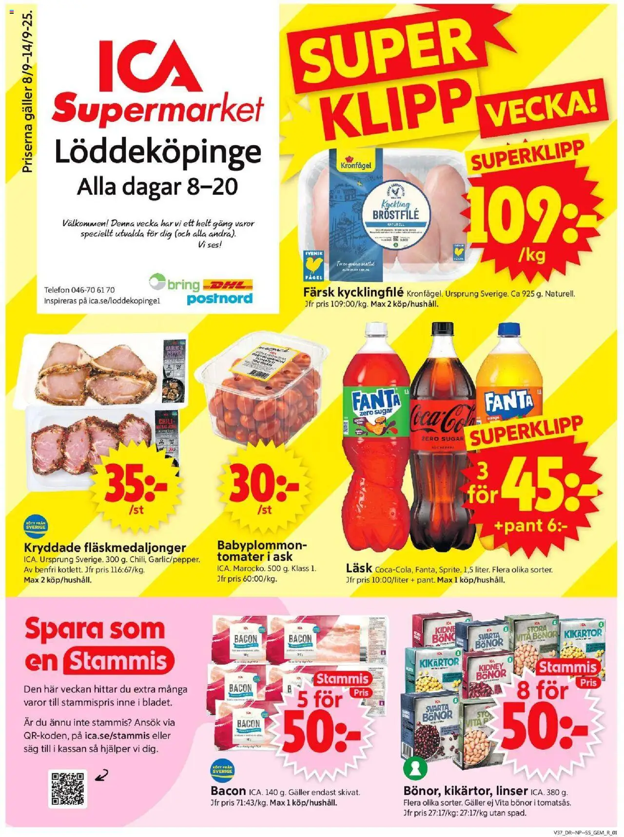 Löddeköpinge är giltig 08/09 2025 > Veckans Erbjudanden gäller från 08/09/2025 till 14/09/2025 sidnummer 1
