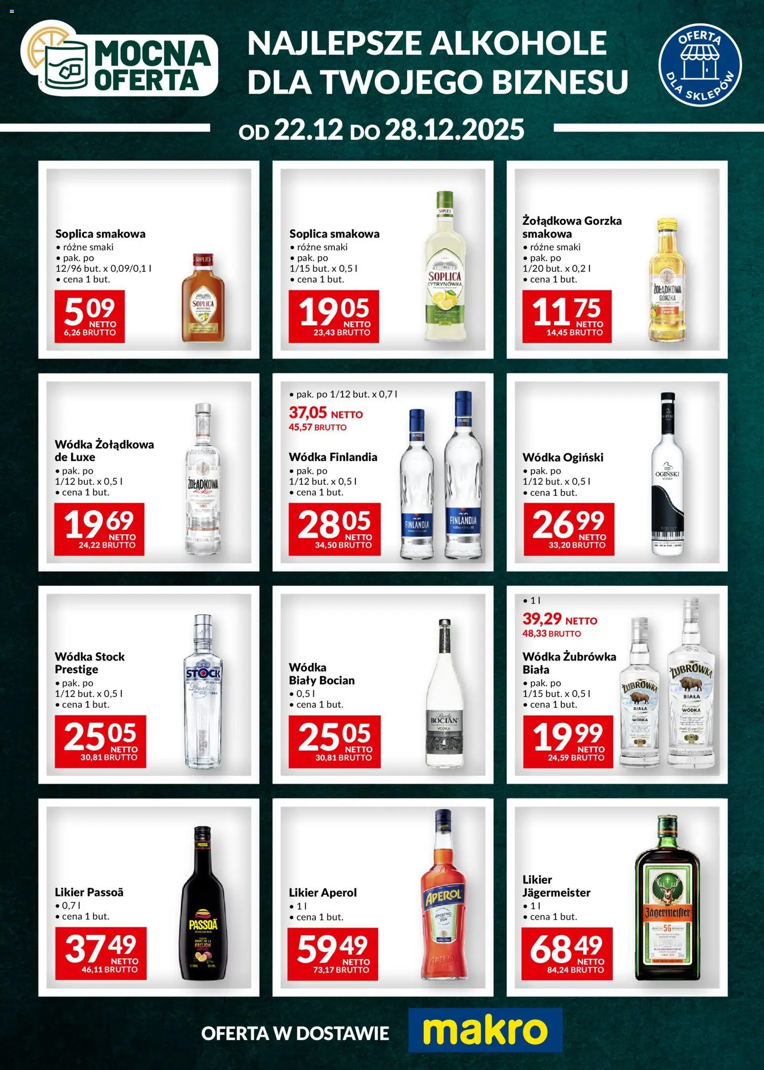 Pogląd gazetki "Mocna oferta" ze sklepu Makro ważnej od 22.12.2025