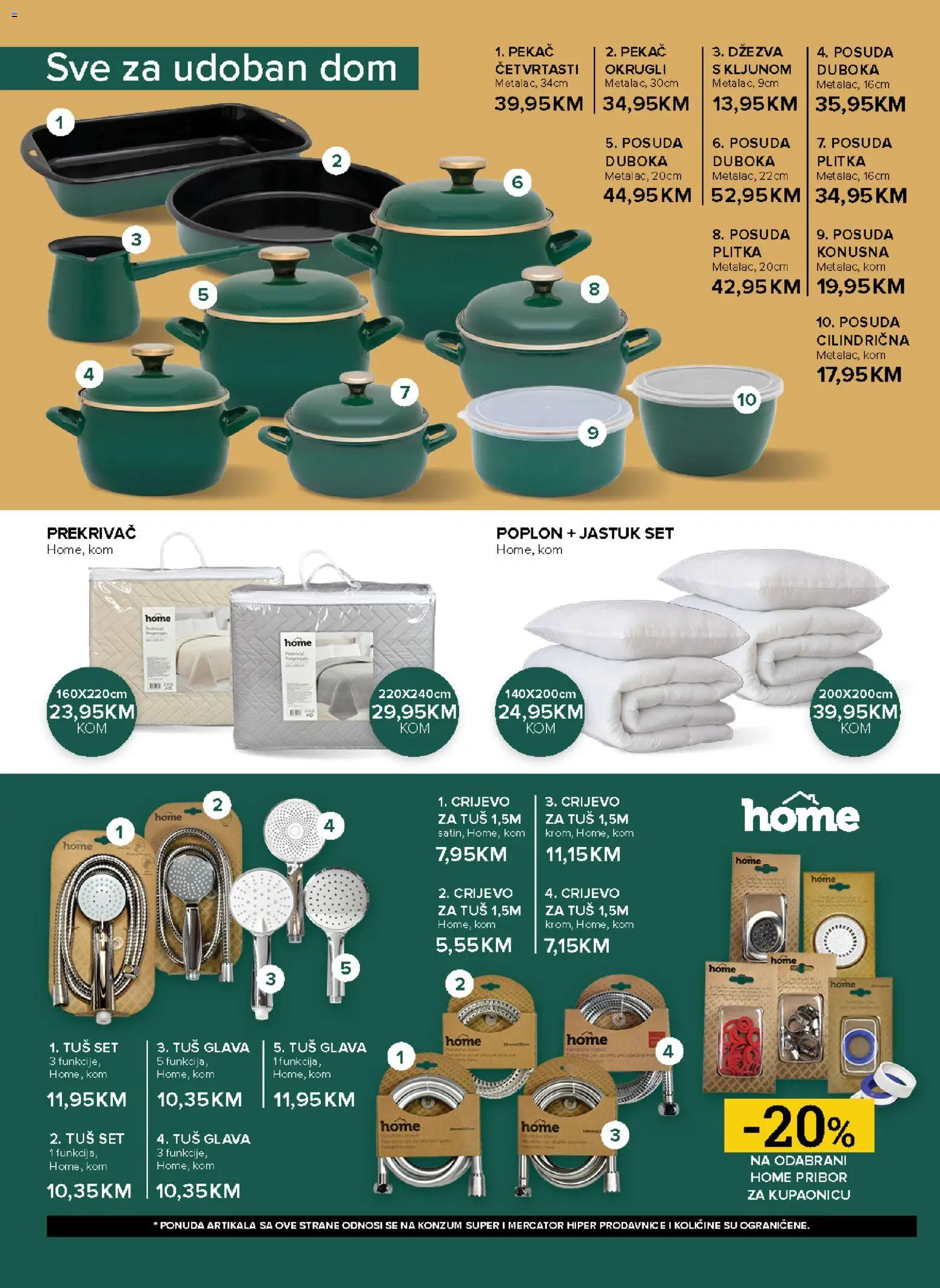 Pregled letka Katalog trgovine KONZUM vrijedi od 2026.01.06