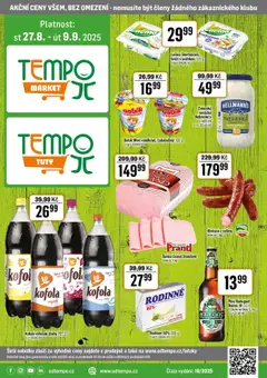 Náhled nabídky: Tempo Leták platný od 27.08.2025