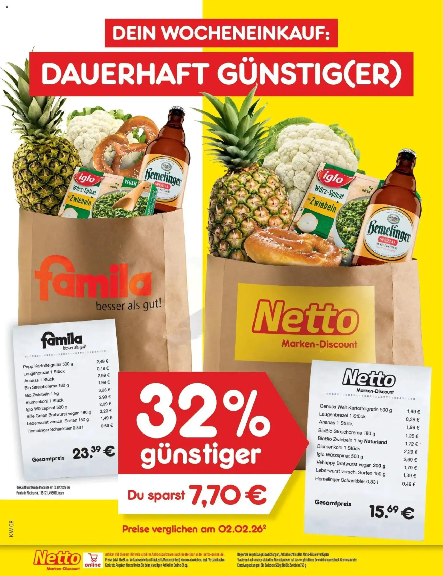 Vorschau von dem Prospekt des Geschäftes Netto Marken-Discount, gültig ab dem 14.02.2026