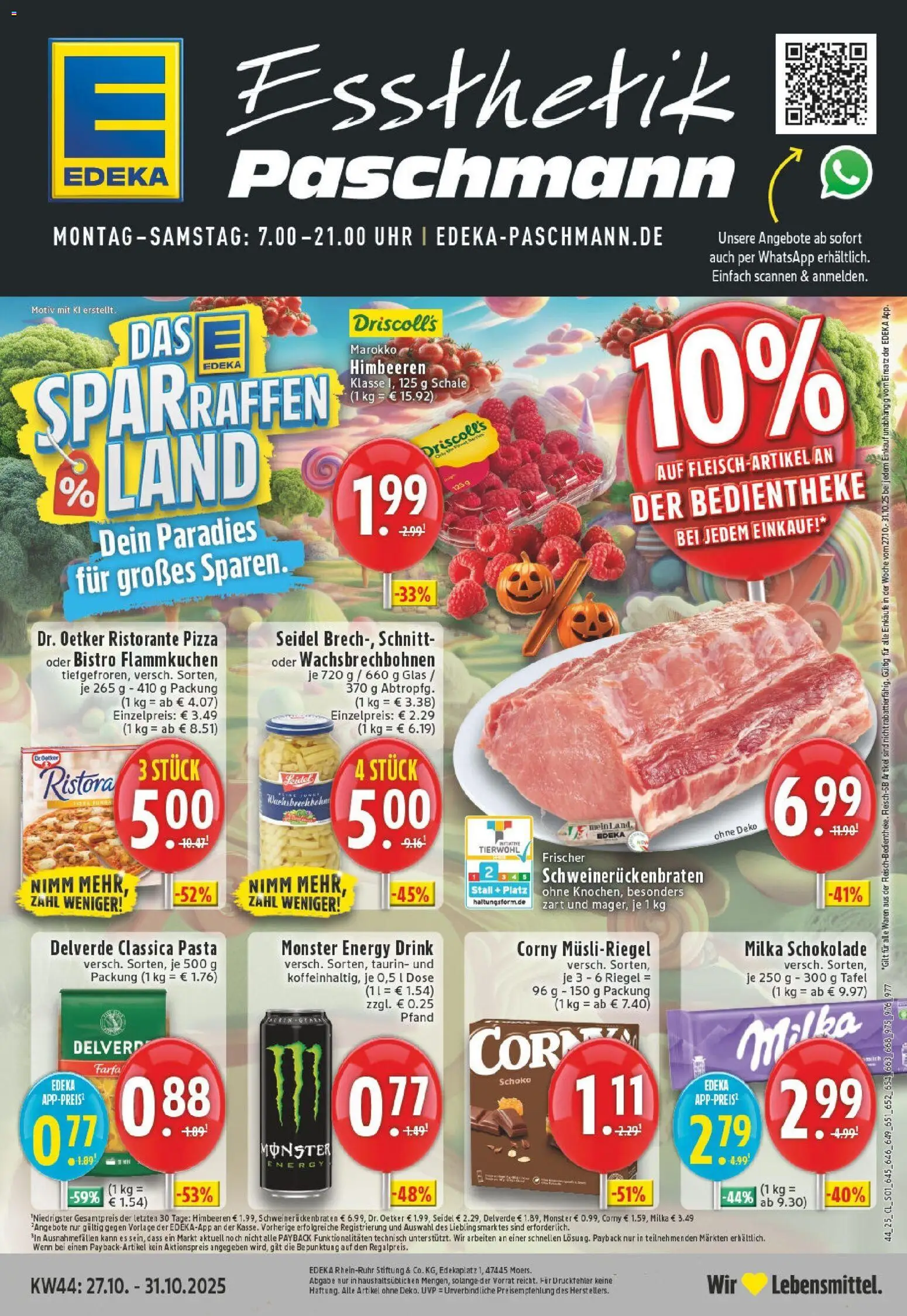 Vorschau von dem Prospekt des Geschäftes Edeka, gültig ab dem 26.10.2025