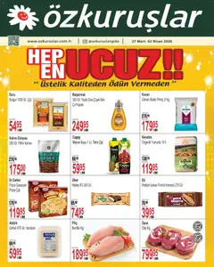 Özkuruşlar Özkuruşlar Katalog 27.03.2026 - Broşürünün önizlemesi