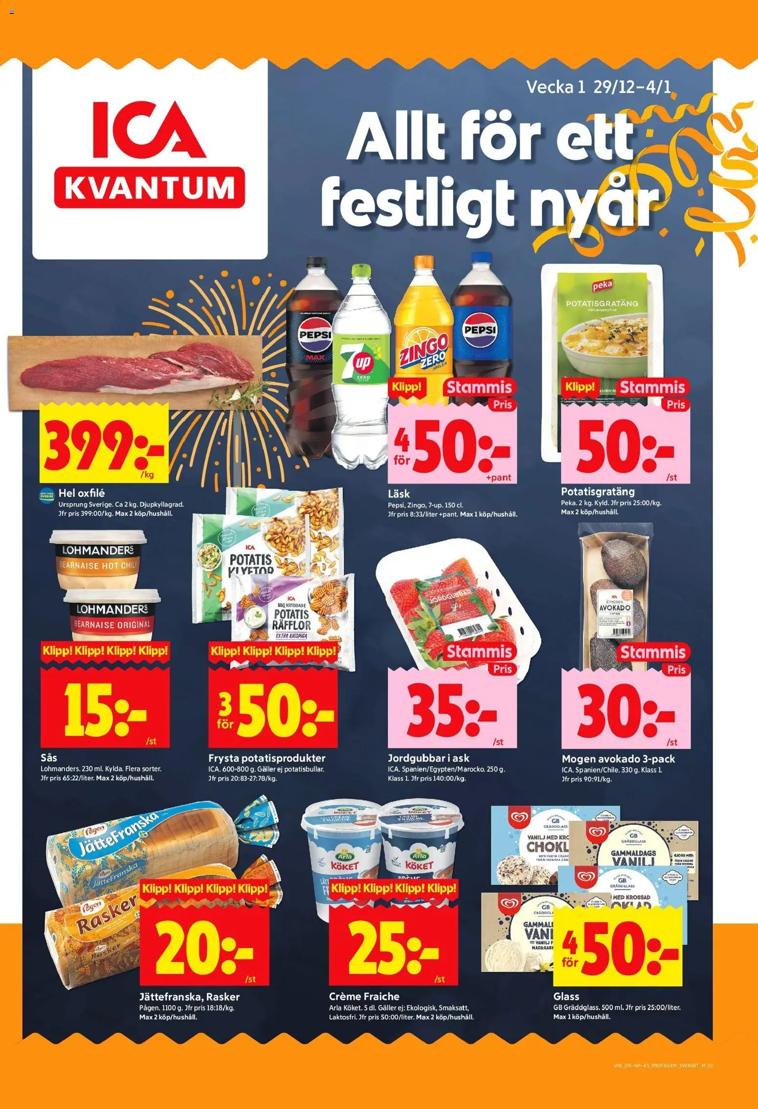 Förhandsgranska reklamblad Solna från butik ICA Kvantum gäller från 30/12/2025