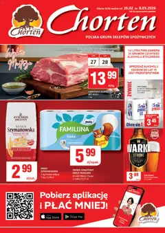 Pogląd gazetki "Gazetka" ze sklepu Chorten ważnej od 26.02.2026