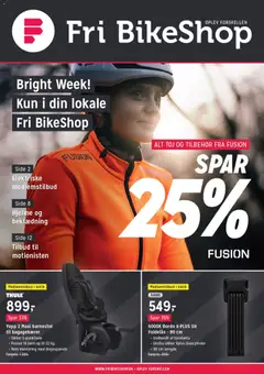 Eksempel på tilbudsavis Bright Week fra butik Fri BikeShop gyldig fra 24/11/2025
