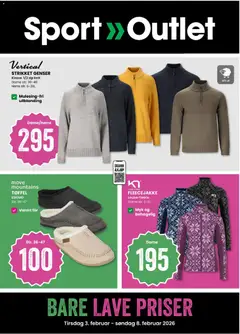 Forhåndsvis Kundeavis fra butikk Sport Outlet gyldig fra 03/02/2026
