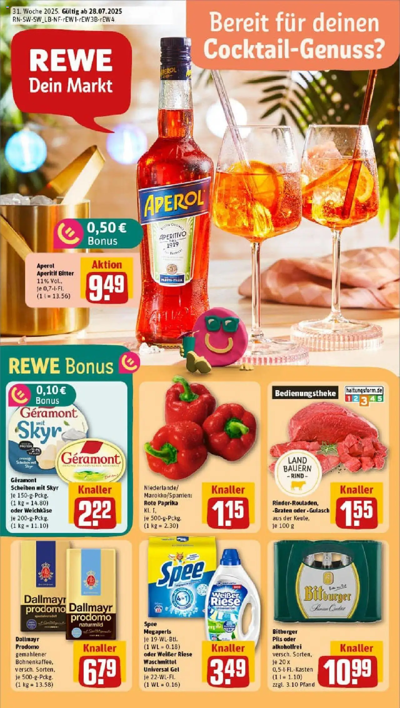 REWE Prospekt ab 27.07.2025 nächste Woche - Prospekt Stuttgart/Weilimdorf	