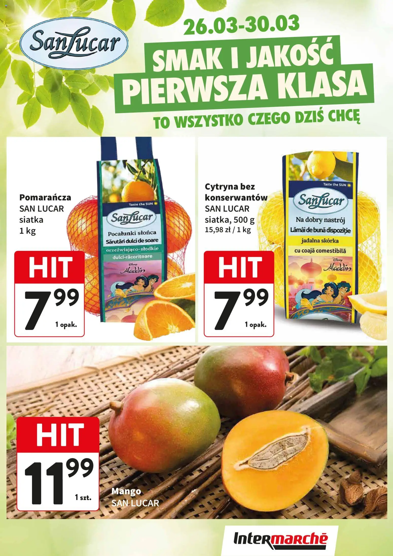 Pogląd gazetki "Intermarche gazetka - Świeży Hit" ze sklepu Intermarche ważnej od 26.03.2026