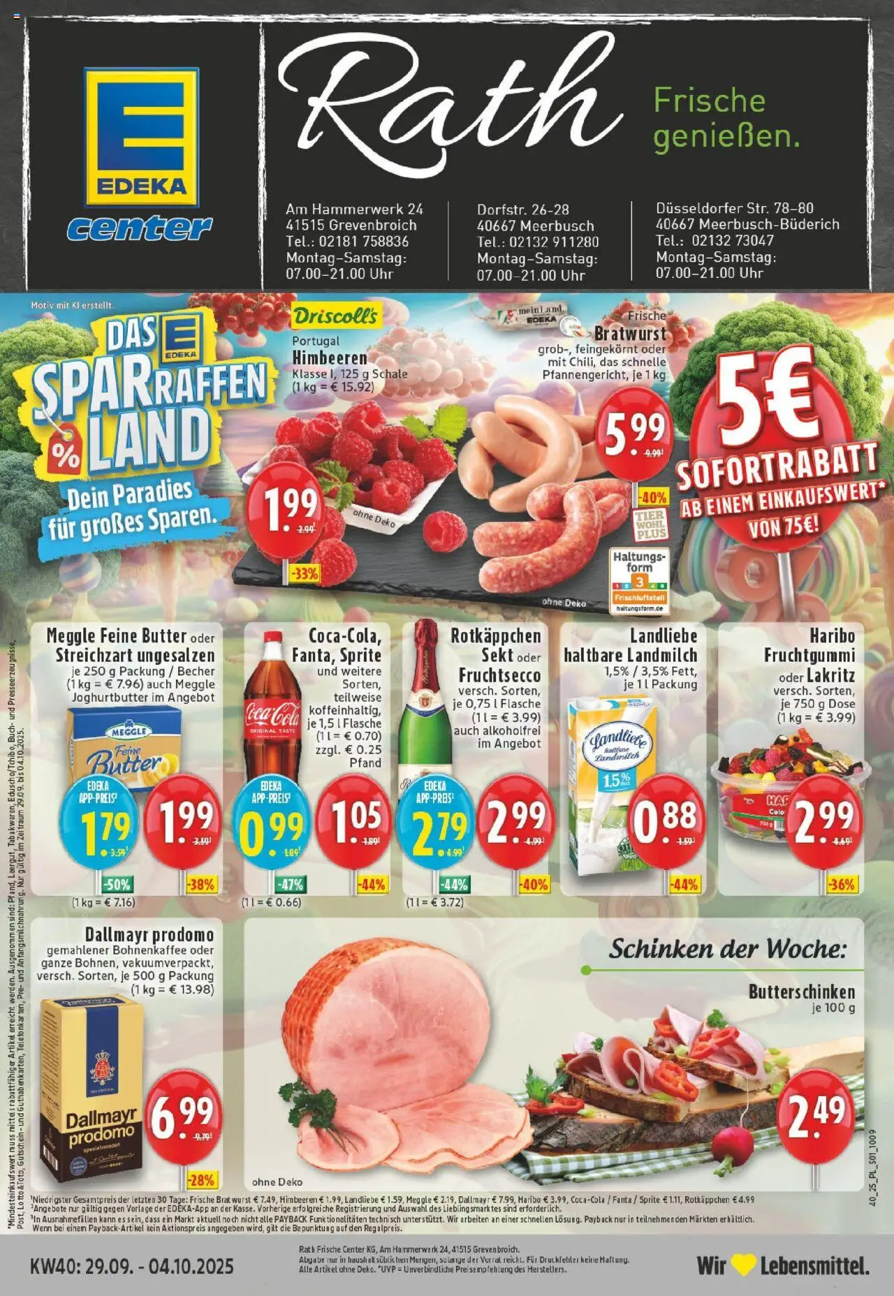 EDEKA Prospekt ab 28.09.2025 - Prospekt Grevenbroich Online