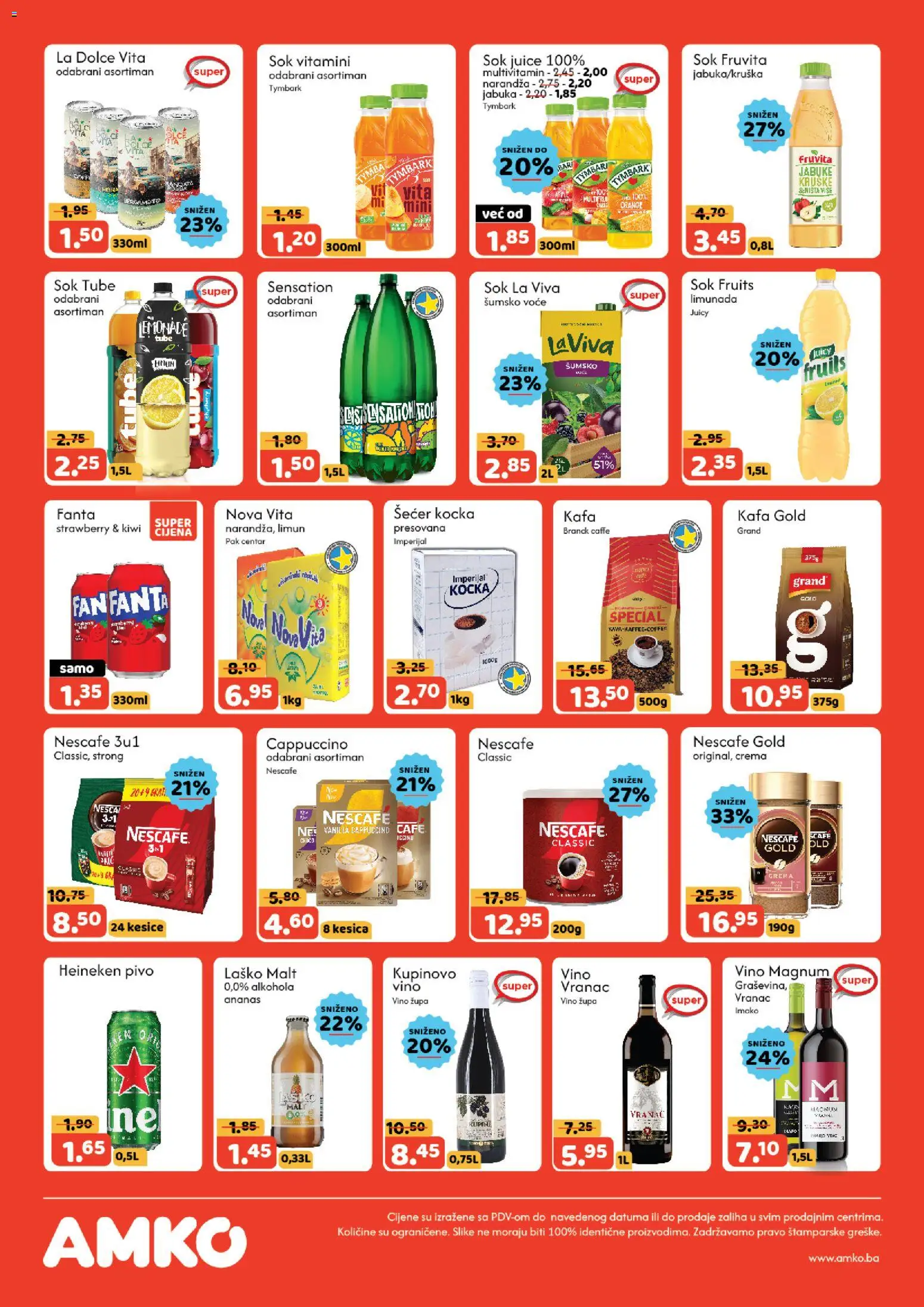 Pregled letka Katalog trgovine AMKO vrijedi od 2025.12.04