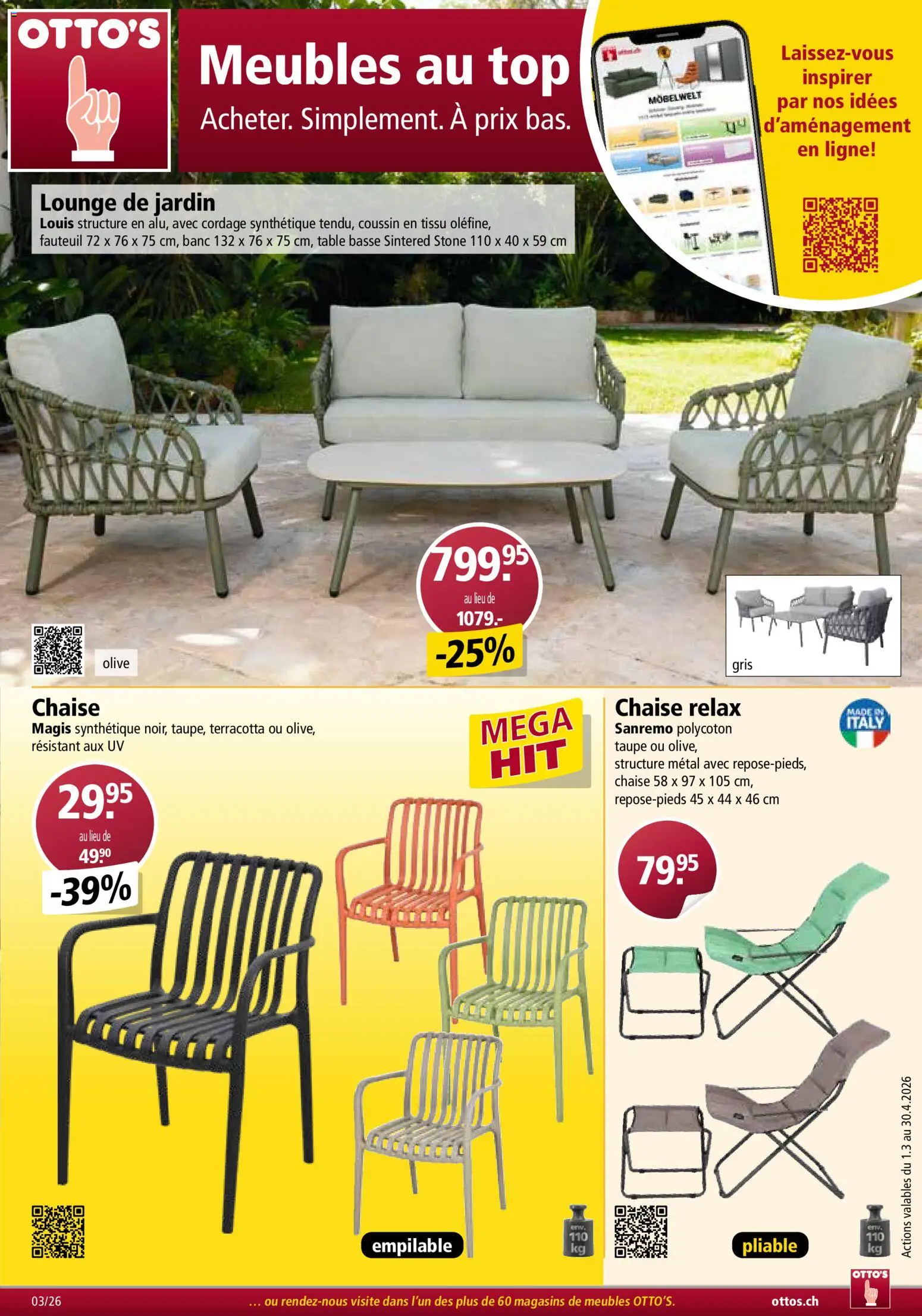 Vorschau des Merkblatts Otto's aktionen Meubles vom Shop Otto's gültig von 01.03.2026 bis 30.04.2026