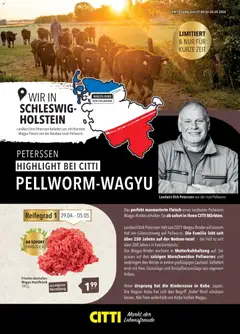 Eksempel på tilbudsavis CITTI - Wagyu fra butik CITTI gyldig fra 29/04/2026