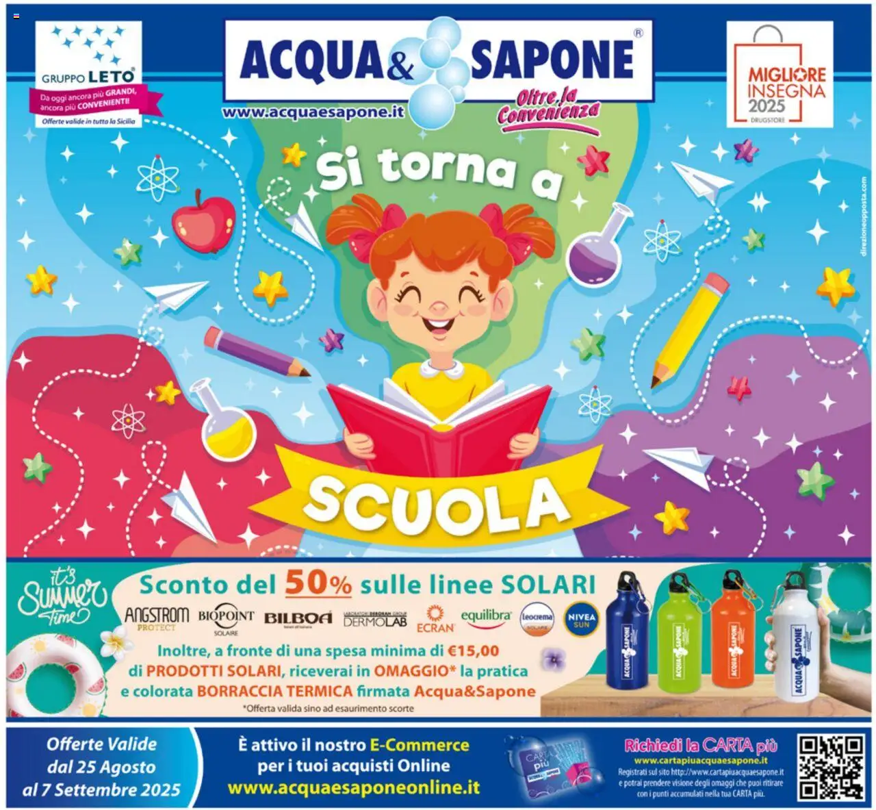 Volantino Acqua e Sapone valido da 25/08/2025 numero di pagina 1
