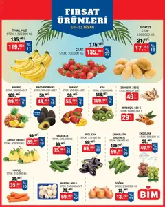 BİM BİM - Meyve-Sebze, İndirim 10.04.2026 - Broşürünün önizlemesi