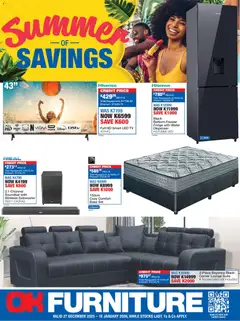 Preview of OK Furniture flyer valid from 27/12/2025