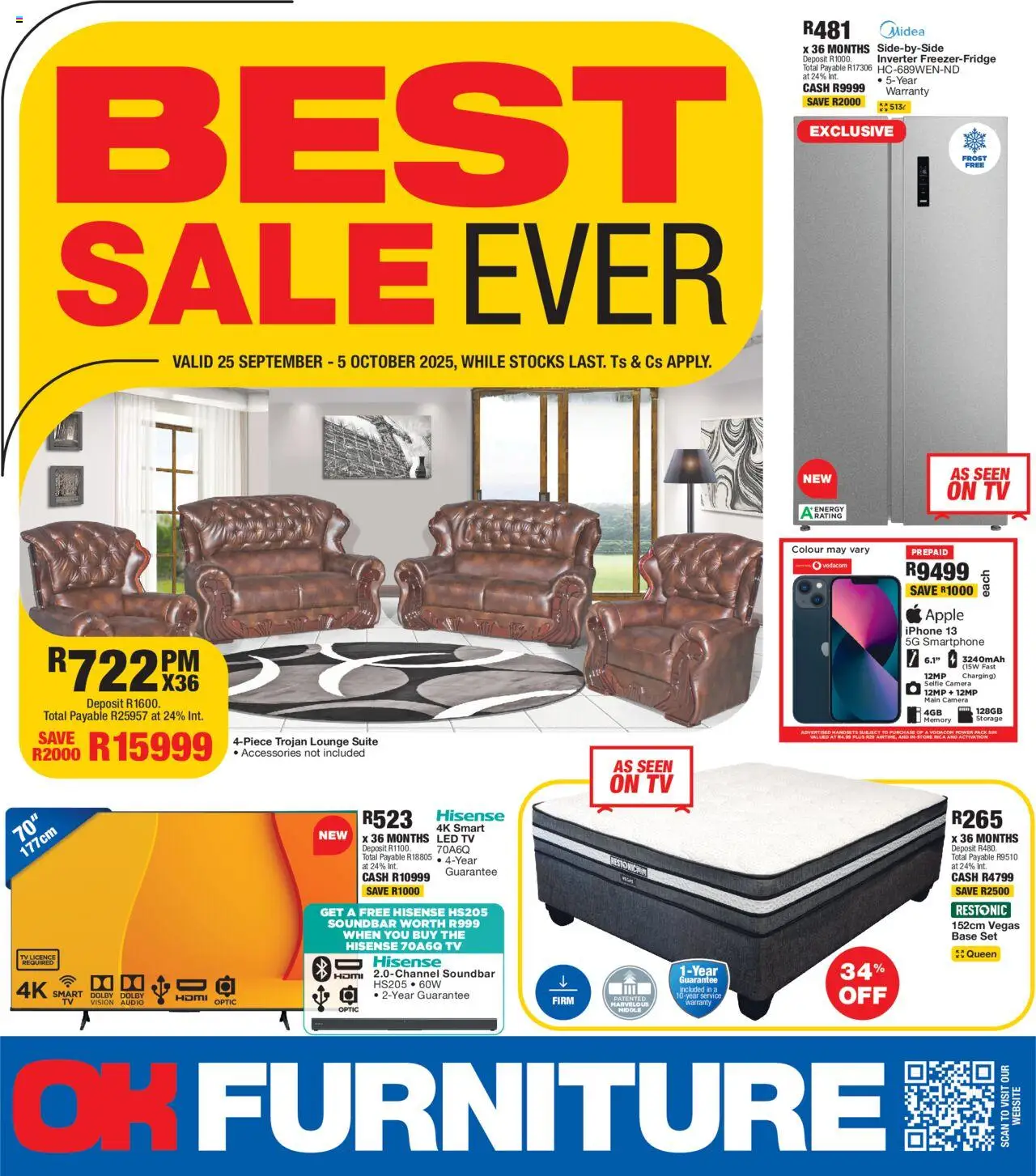 OK Furniture Catalogue from 25/09 - 05/10/2025 > Promotions